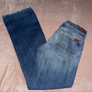 7 for all mankind bootcut jean size 27